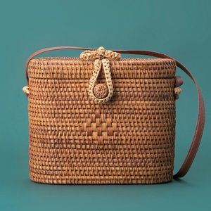 Handmade Rattan Summer Boho Bag